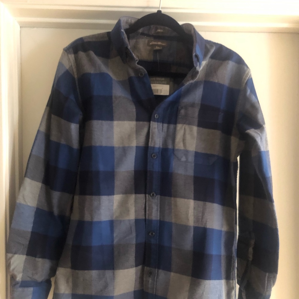 Eddie Bauer Blue Flannel